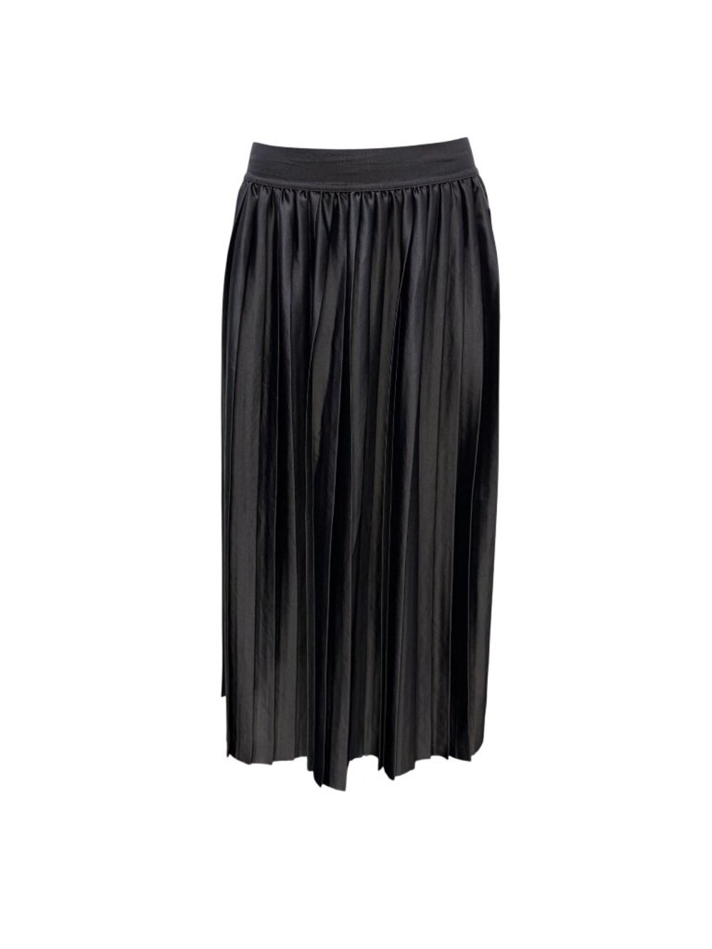NWT Lululemon Satin Pleated Midi Skirt Black XS